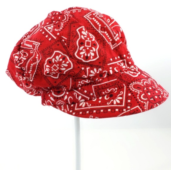 red gatsby hat